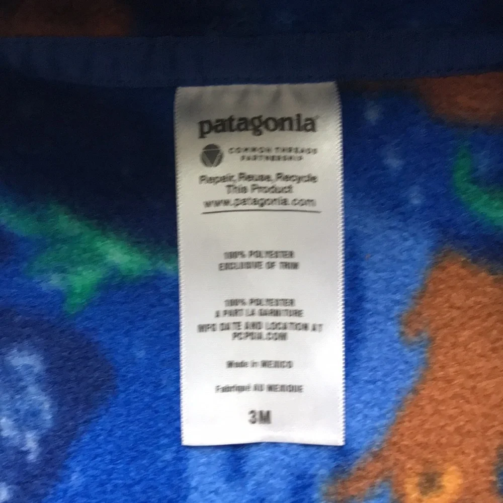 Patagonia Fleece Bunting (size 3m)